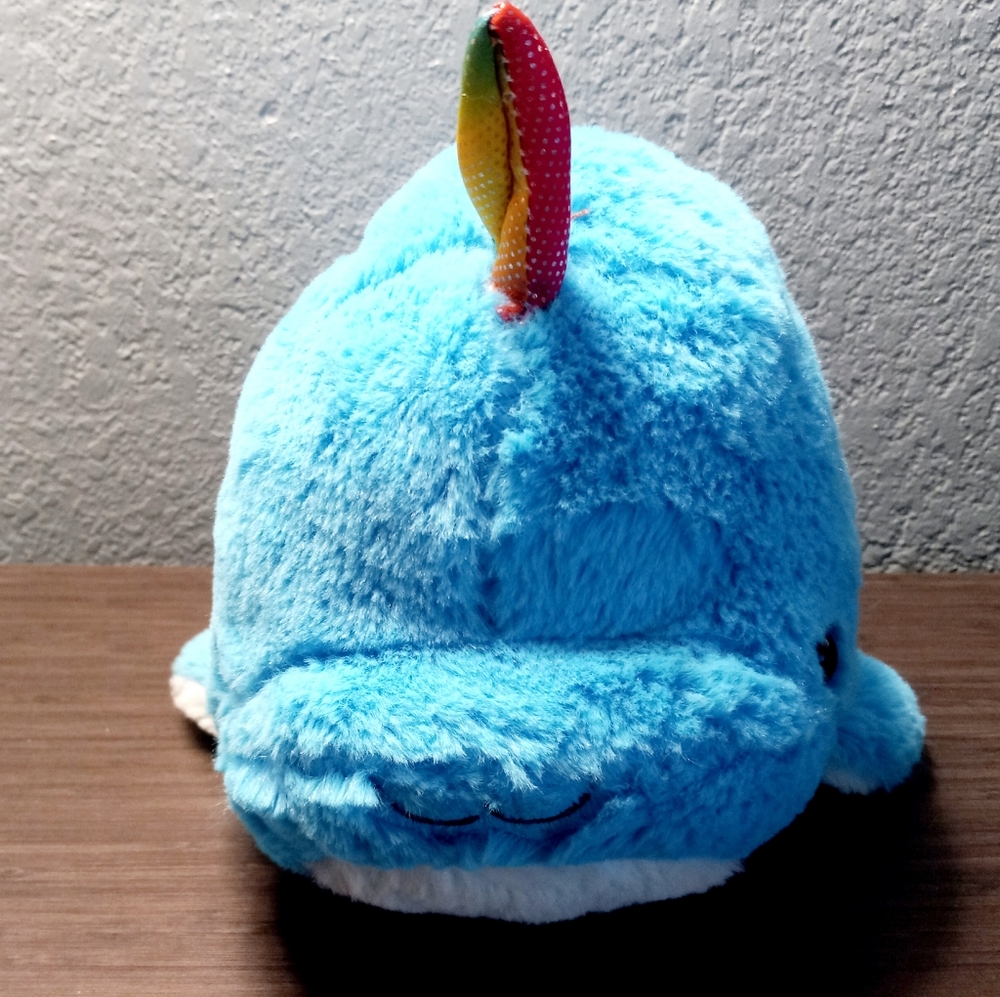 Kelly Toy Soft Whale Plush - 12 in